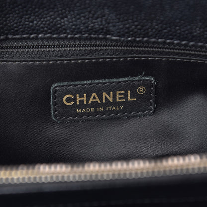 Chanel Caviar Quilted Grand Shopping Tote GST Black 8 of 13