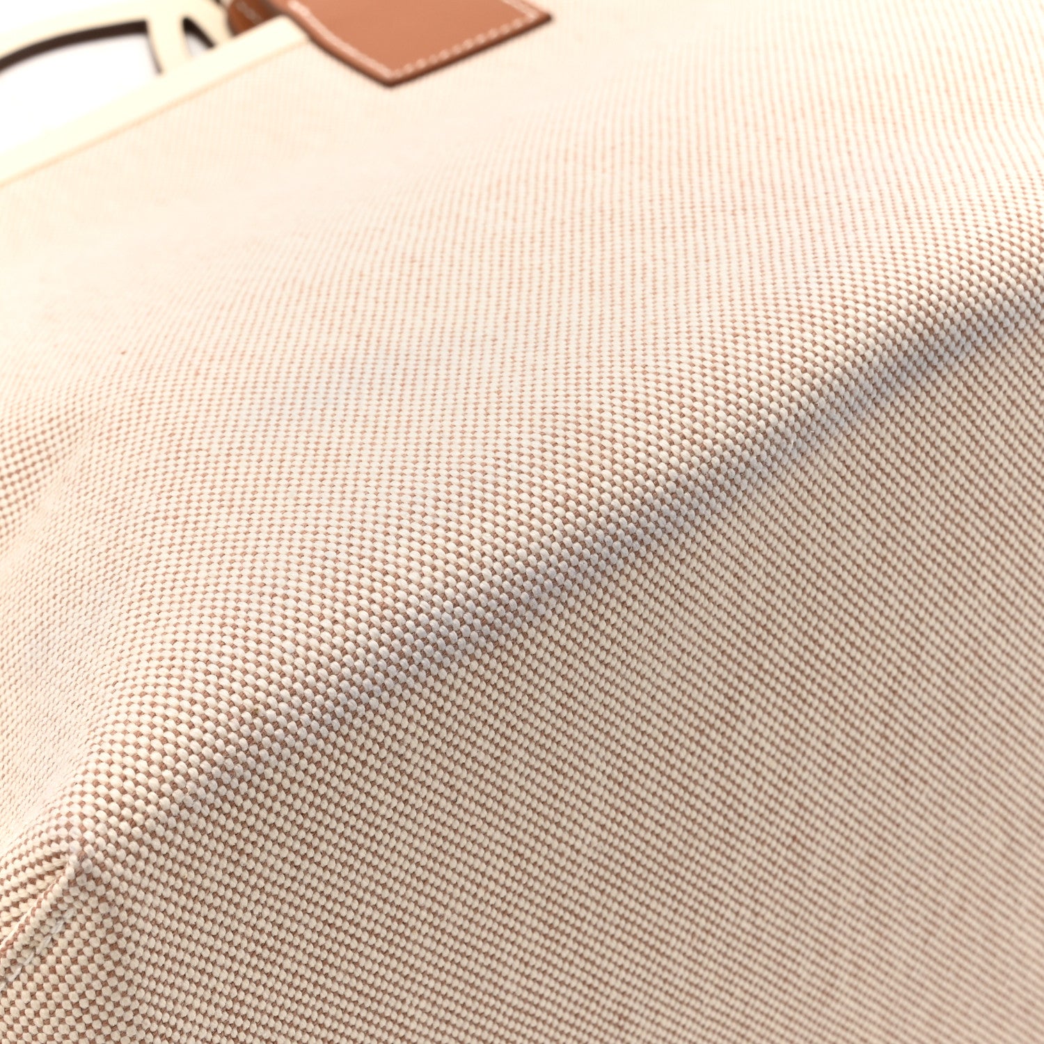 Hermes Military Toile Canvas Swift Steeple 28 Bag Ecru Gold 11 of 11