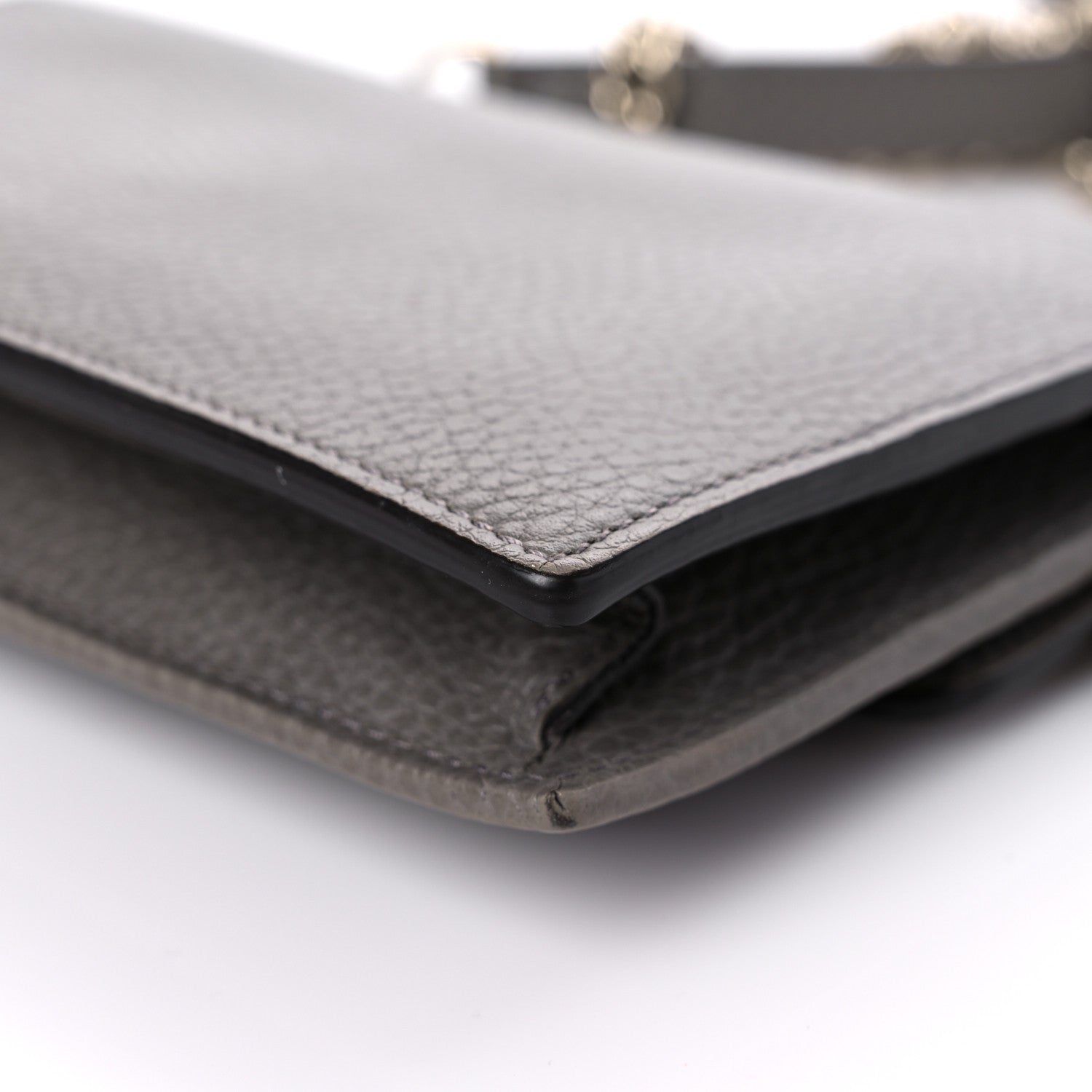 Gucci Dollar Calfskin Interlocking G Chain Wallet Loess 10 of 11
