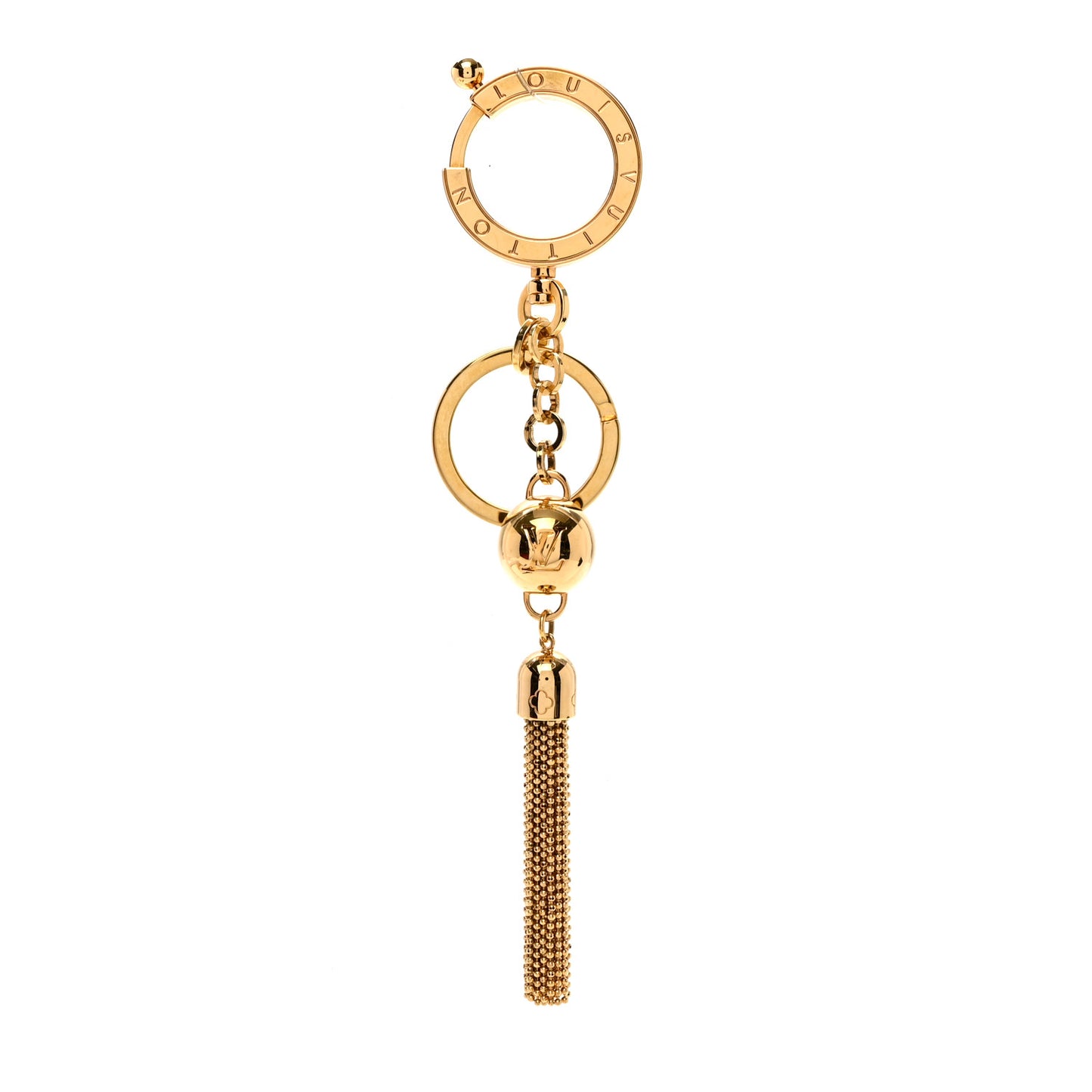 Goldtone Swing Key Holder and Bag Charm