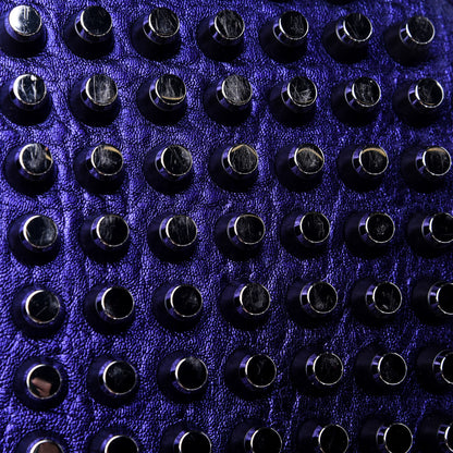 Alexander Wang Metallic Pebbled Lambskin Diego Bucket Purple Nickel Hardware 13 of 13