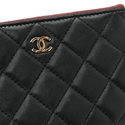 Chanel Lambskin Quilted Small Cosmetic Case Black 9 of 10