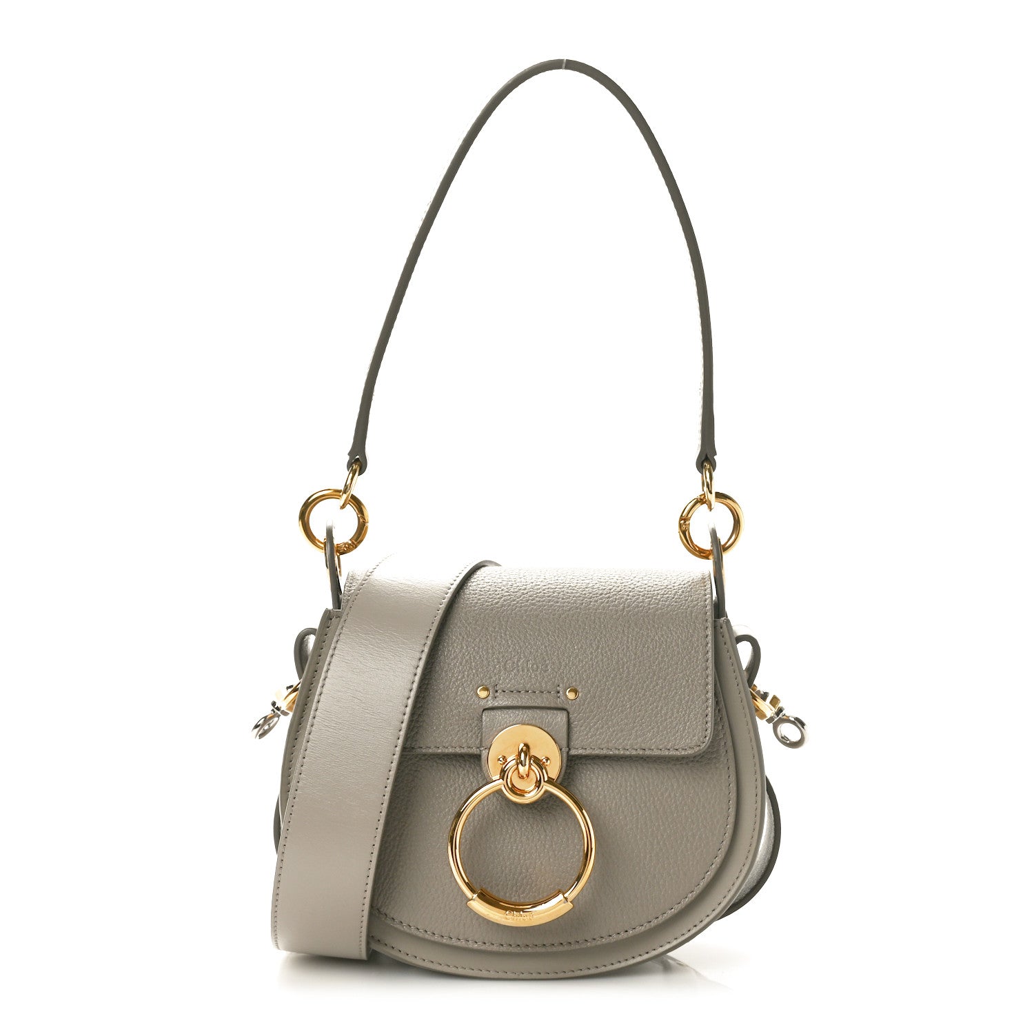 Chloe Calfskin Small Tess Bag Motty Grey 1 of 9