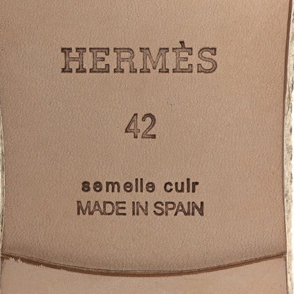 Hermes Suede Goatskin Mens Enrique Espadrilles 42 Beige Sable 8 of 11