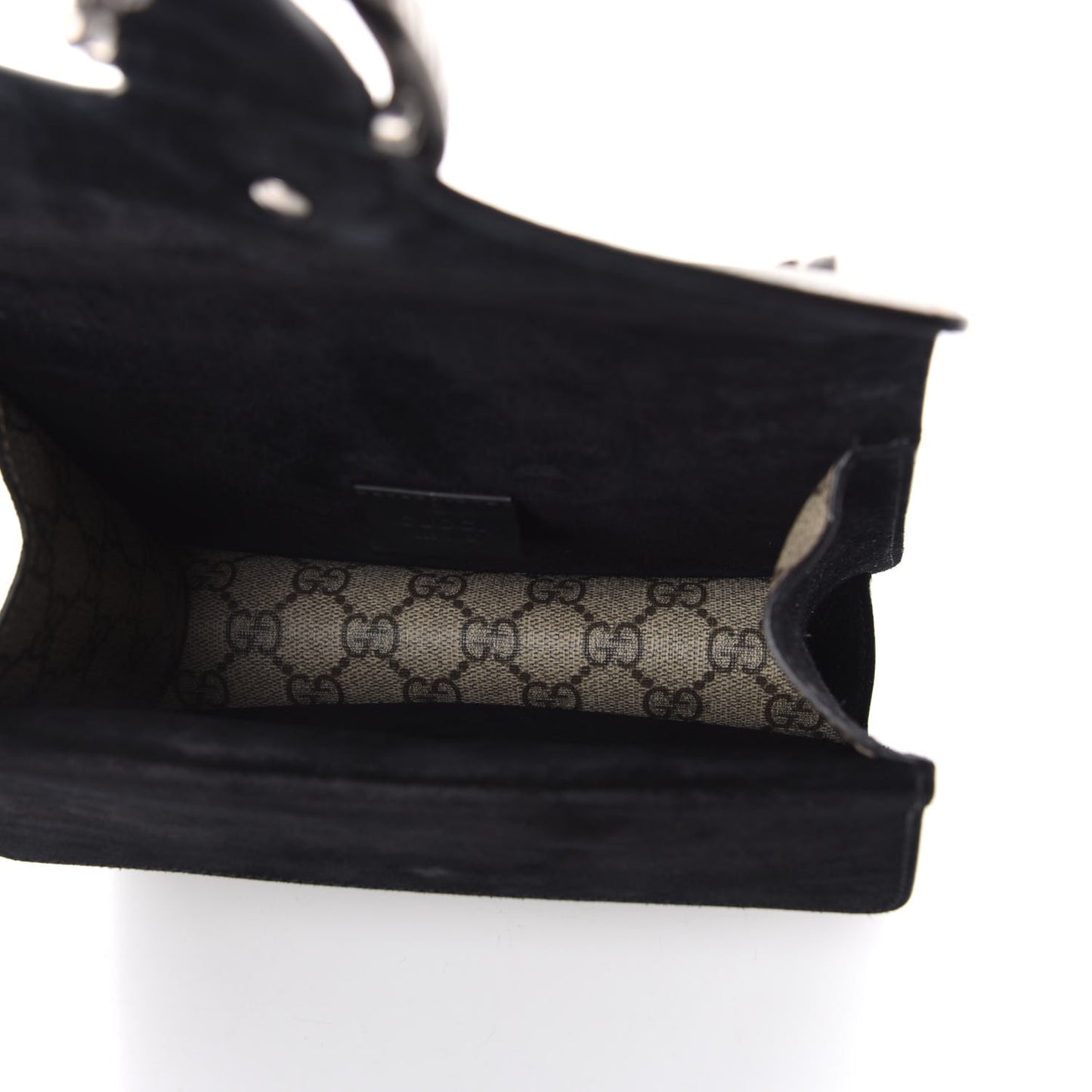GG Supreme Monogram Mini Dionysus Shoulder Bag Black