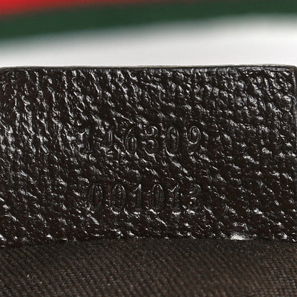 Gucci Monogram Web Small Flat Messenger Bag Brown 7 of 12