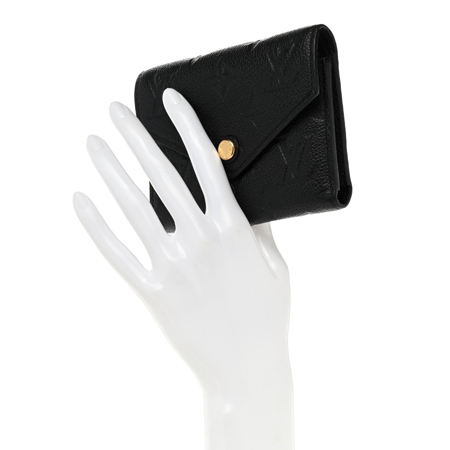 Louis Vuitton Empreinte Victorine Wallet Black 4 of 8