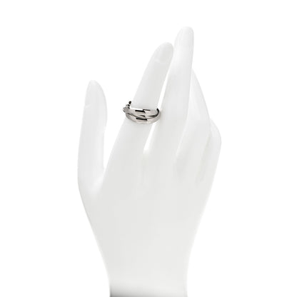 Cartier 18K White Gold Classic Trinity Ring 52 6 2 of 7