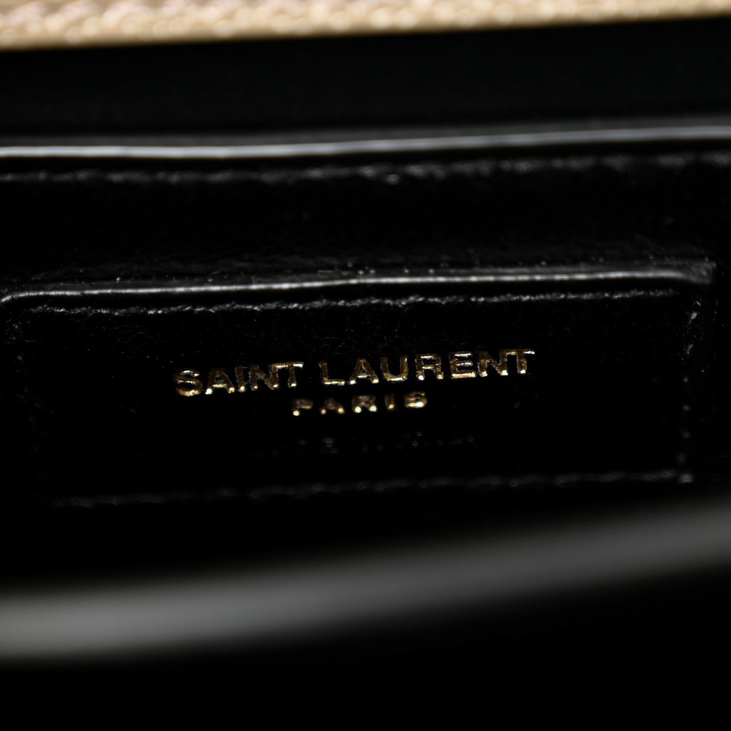 Saint Laurent Grain de Poudre Mini Classic Monogram Cassandra Top Handle Greyish Brown 6 of 9