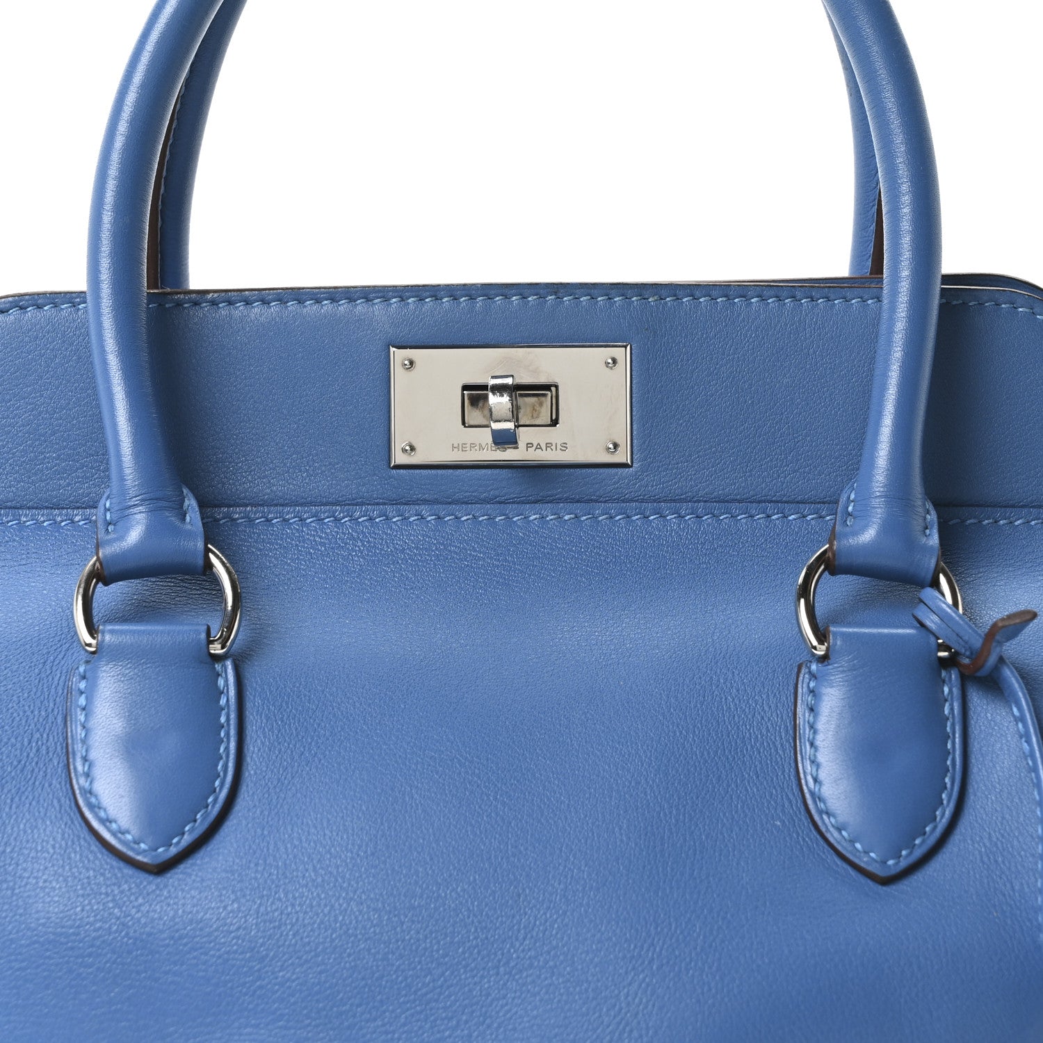 Hermes Swift Toolbox 20 Bleu Paradis 1864745 – FASHIONPHILE