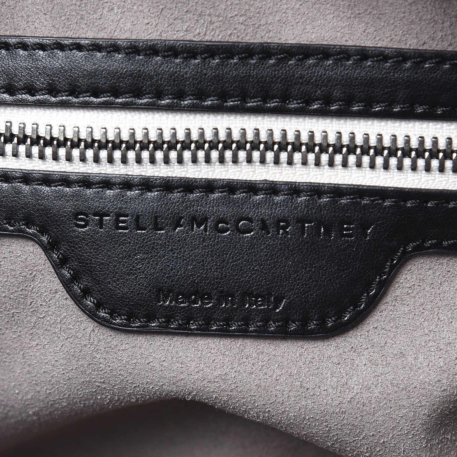 Stella McCartney Faux Leather Crocodile Embossed Mini Falabella Box Top Handle Bag White 6 of 13