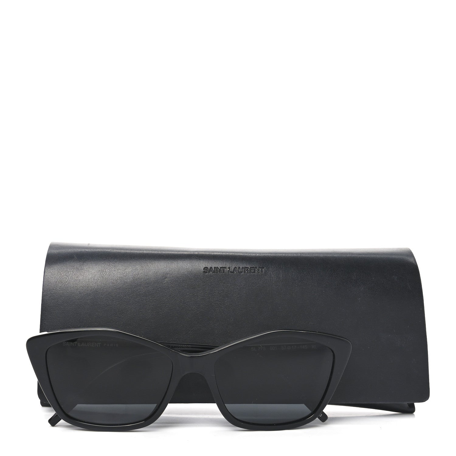 Saint Laurent Acetate Cat Eye Sunglasses SL 775 Black 8 of 8