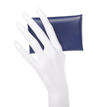 Hermes Swift Calvi Card Case Bleu Saphir 2 of 7