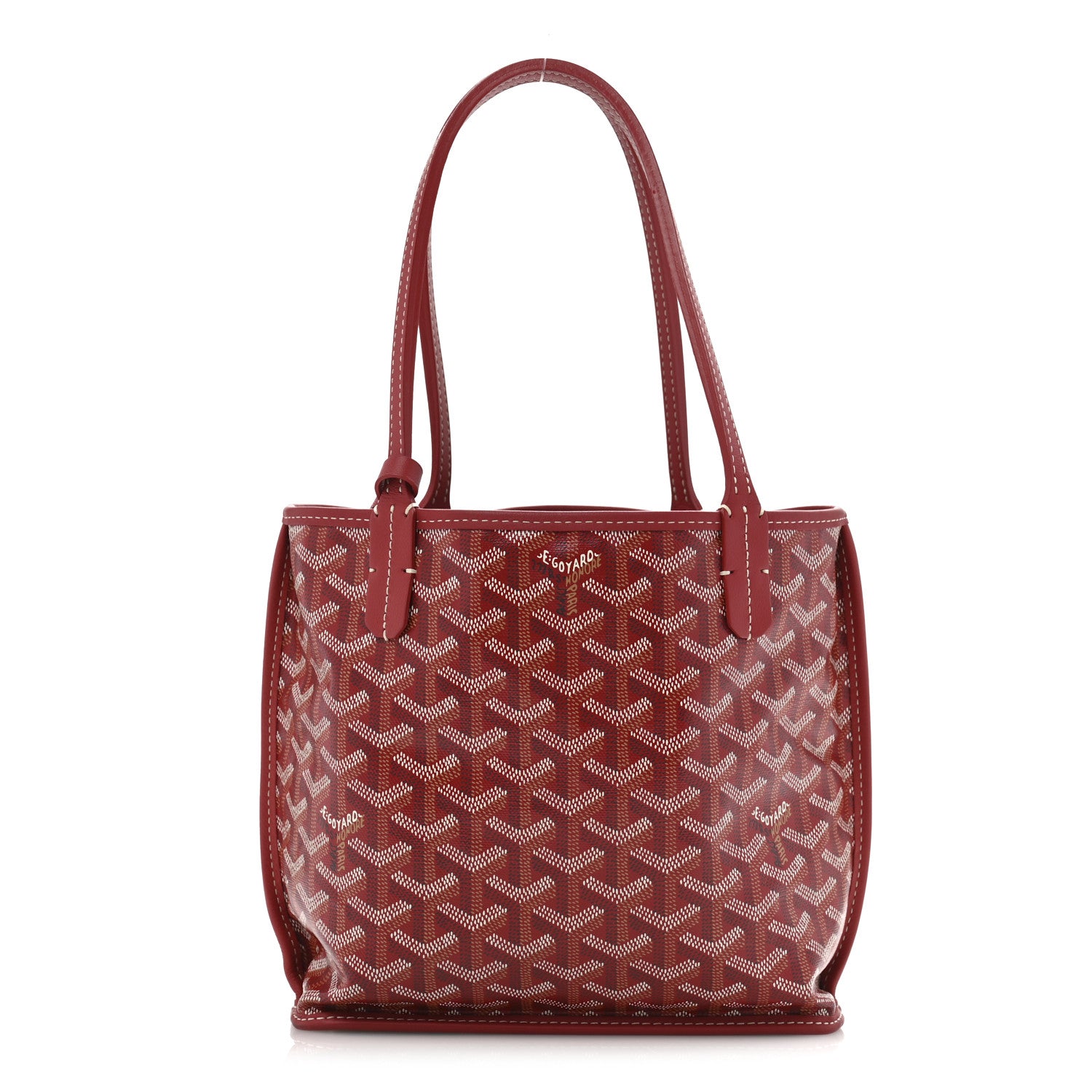 Goyard Goyardine Reversible Mini Anjou Red 1 of 13