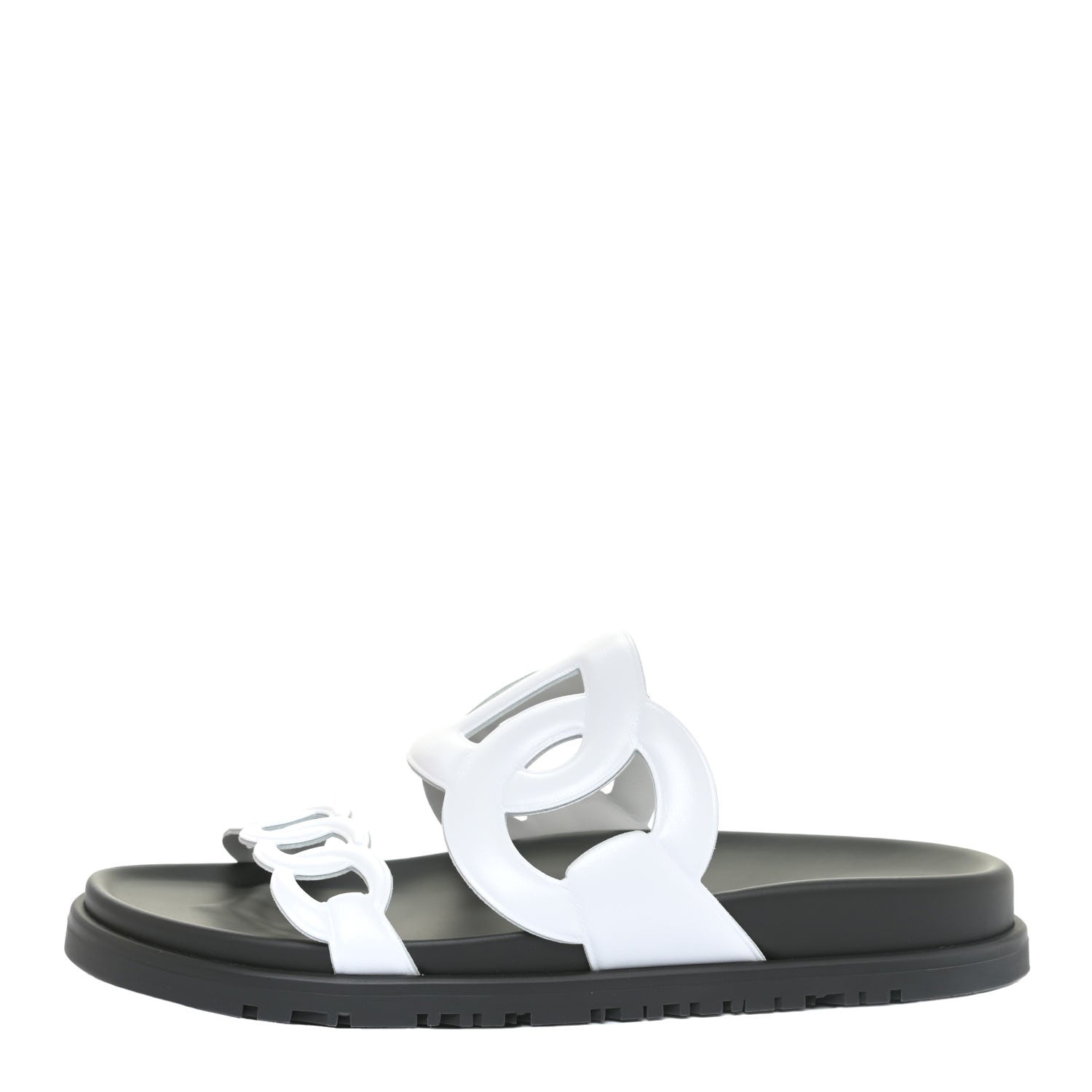 Hermes Nappa Womens Extra Sandals 36 White 1 of 12