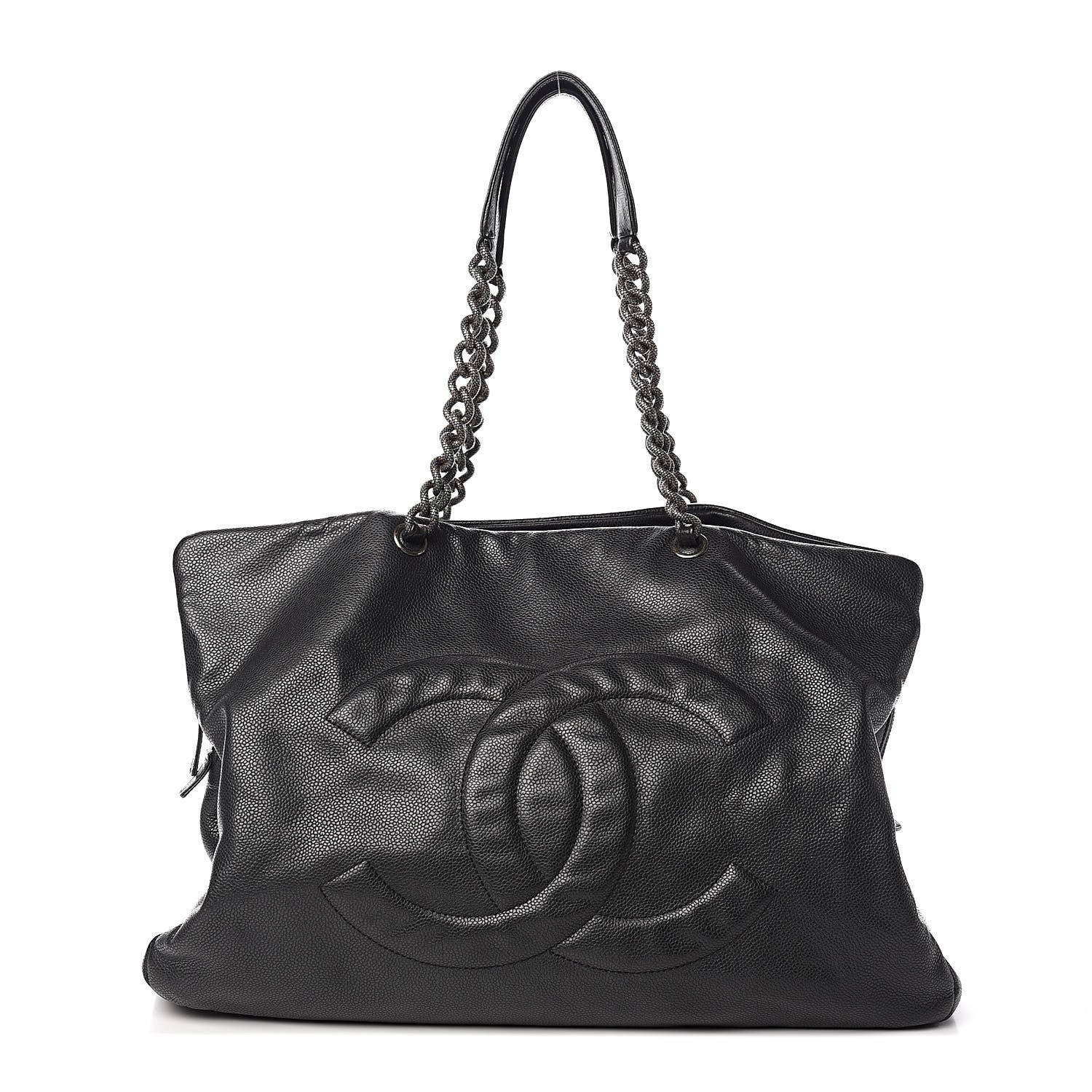 Chanel Caviar 31 Large Tote Dark Grey 1 of 10