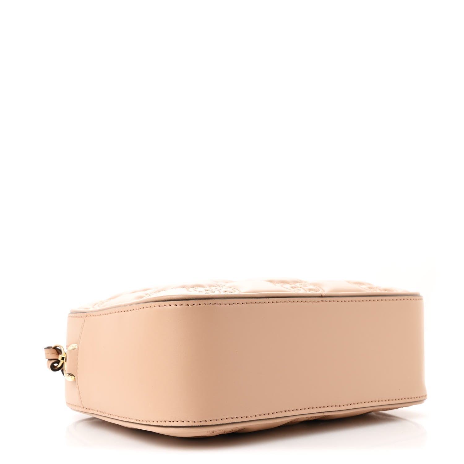Gucci Calfskin GG Matelasse Small Shoulder Bag Pink Sand Natural 4 of 11