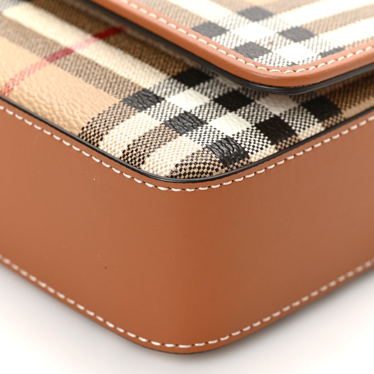 E-Canvas Vintage Check Hampshire Crossbody Archive Beige