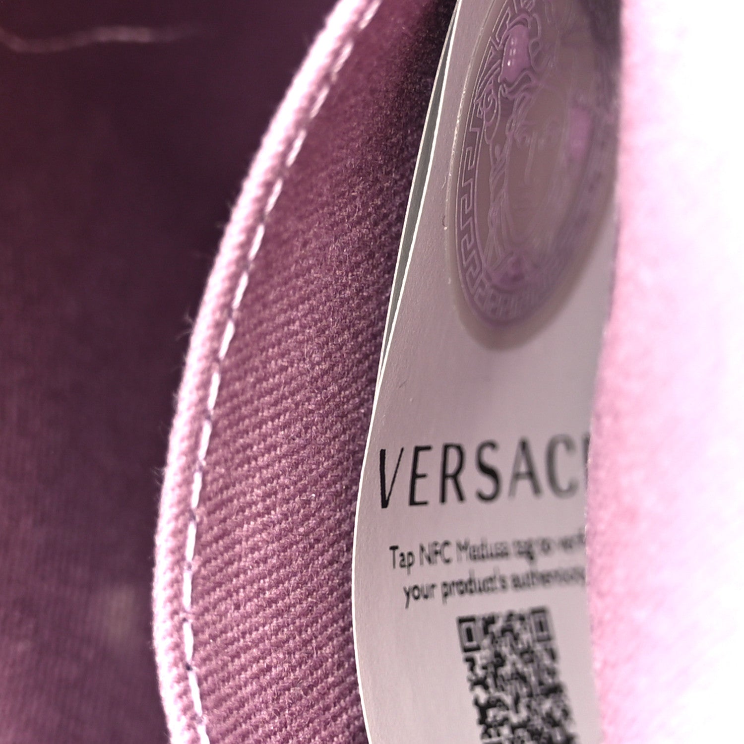 Versace Calfskin La Medusa Round Camera Bag Blue 7 of 13