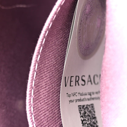 Versace Calfskin La Medusa Round Camera Bag Blue 7 of 13