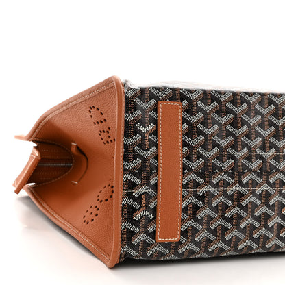 Goyard Goyardine Sac Hardy Pet Carrier PM Black Gold 10 of 13