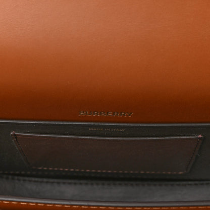 Burberry Calfskin Small Two-Tone Olympia Shoulder Bag Warm Tan 6 of 9