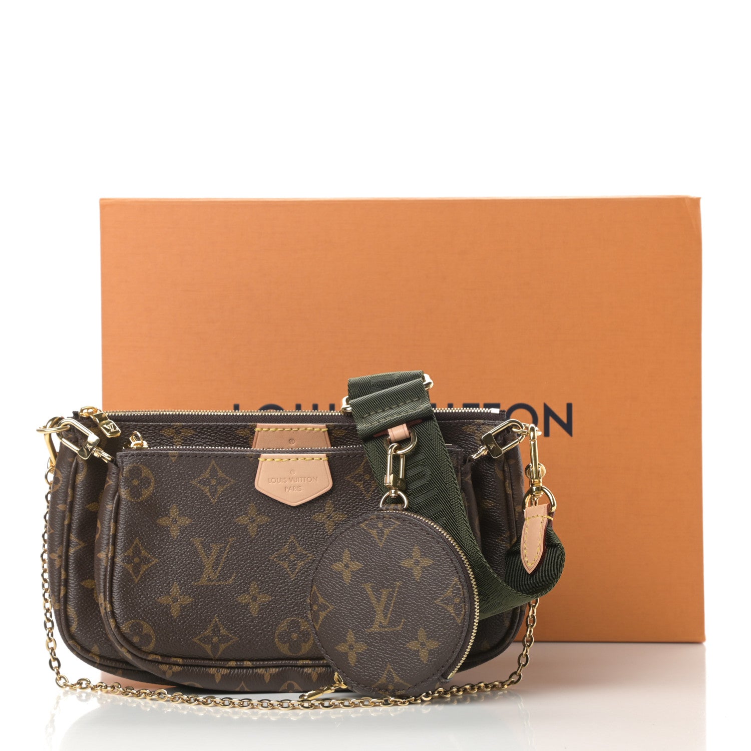Louis Vuitton Monogram Multi Pochette Accessories Kaki 14 of 14