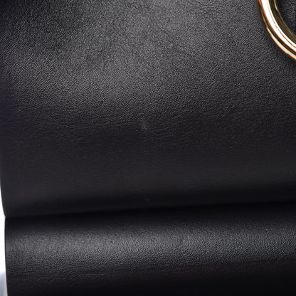 Chloe Suede Calfskin Medium Faye Shoulder Bag Black 9 of 12