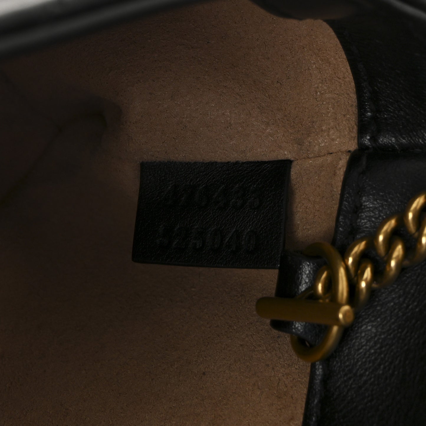 Calfskin Matelasse Super Mini GG Marmont Shoulder Bag Black