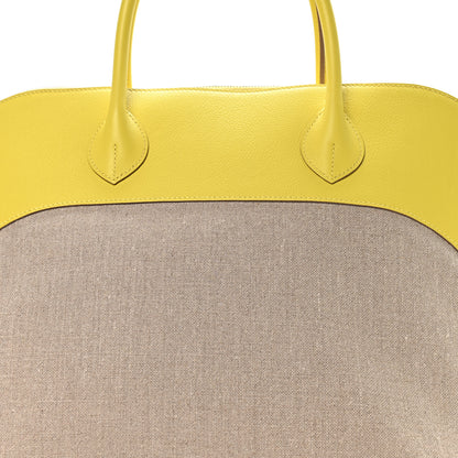 Hermes Toile De Camp Evercolor Bolide 45 Ficelle Lime 7 of 9