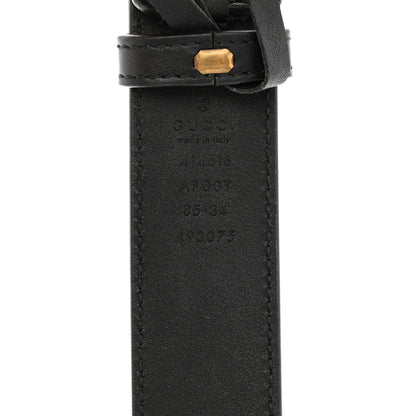 Gucci Calfskin Double G 30mm Belt 85 34 Black 5 of 6