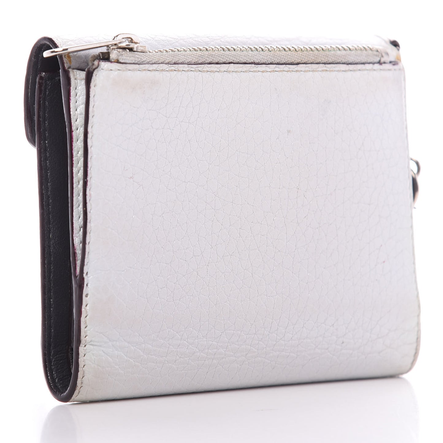 Bullcalf Diorissimo Medium Envelope Wallet Silver