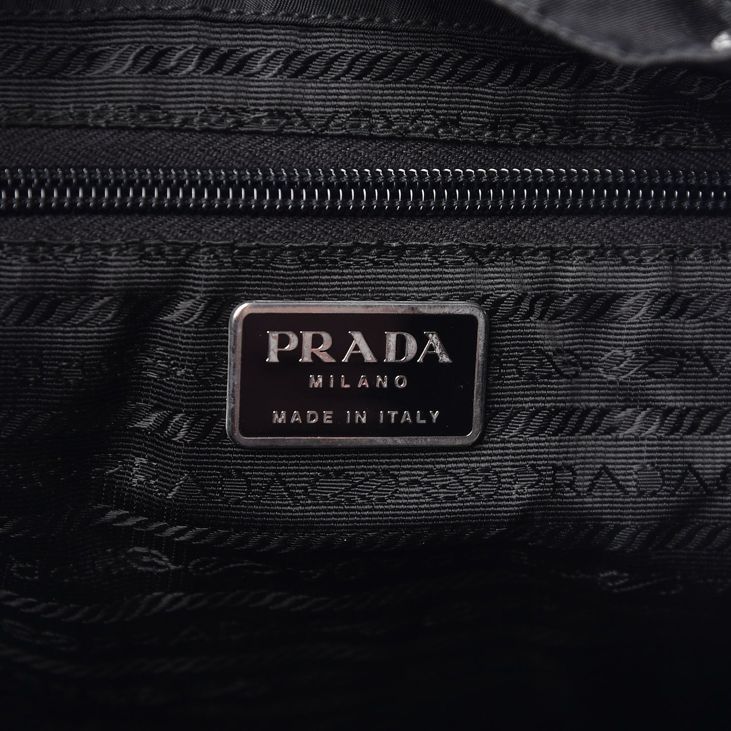 Nylon Vela Medium Backpack Black