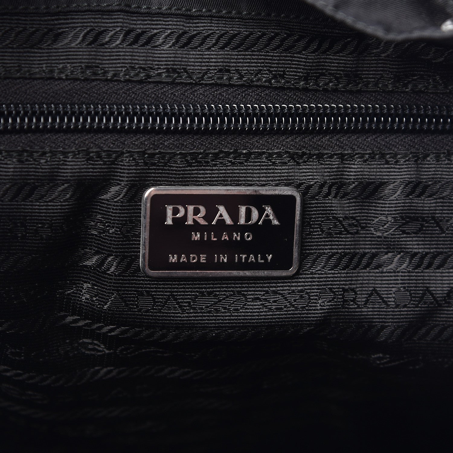 Prada Nylon Vela Medium Backpack Black 6 of 12