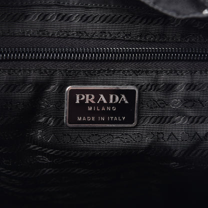 Prada Nylon Vela Medium Backpack Black 6 of 12