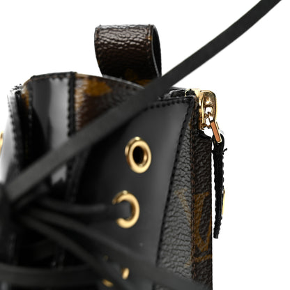 Louis Vuitton Patent Calfskin Monogram Star Trail Ankle Boots 38.5 Black 10 of 10