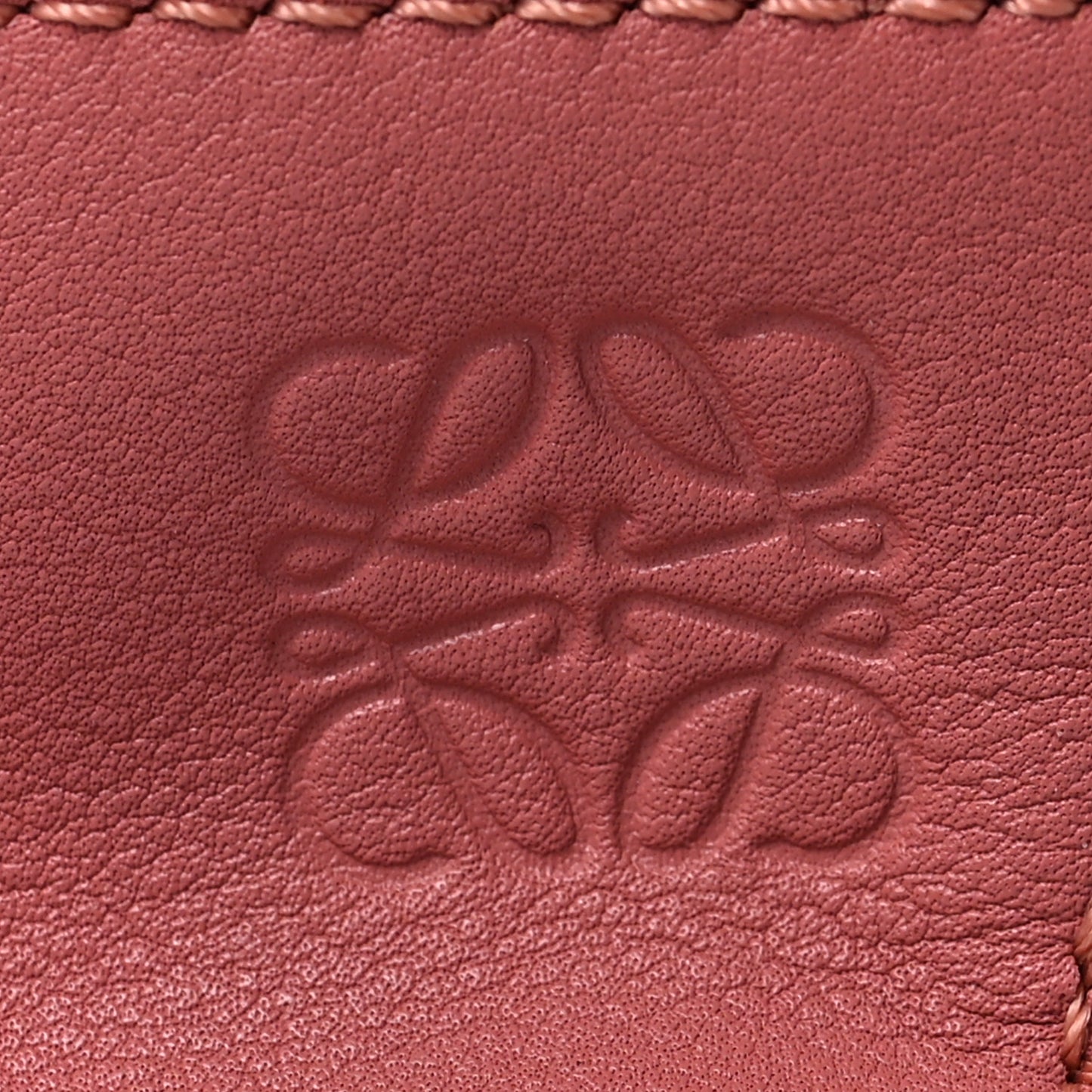 Calfskin Mini Flamenco Knot Bag Peach Bloom