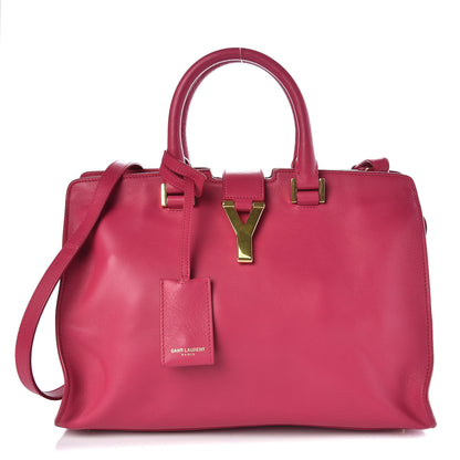 Saint Laurent Calfskin Small Classic Y Cabas Fuchsia 1 of 11
