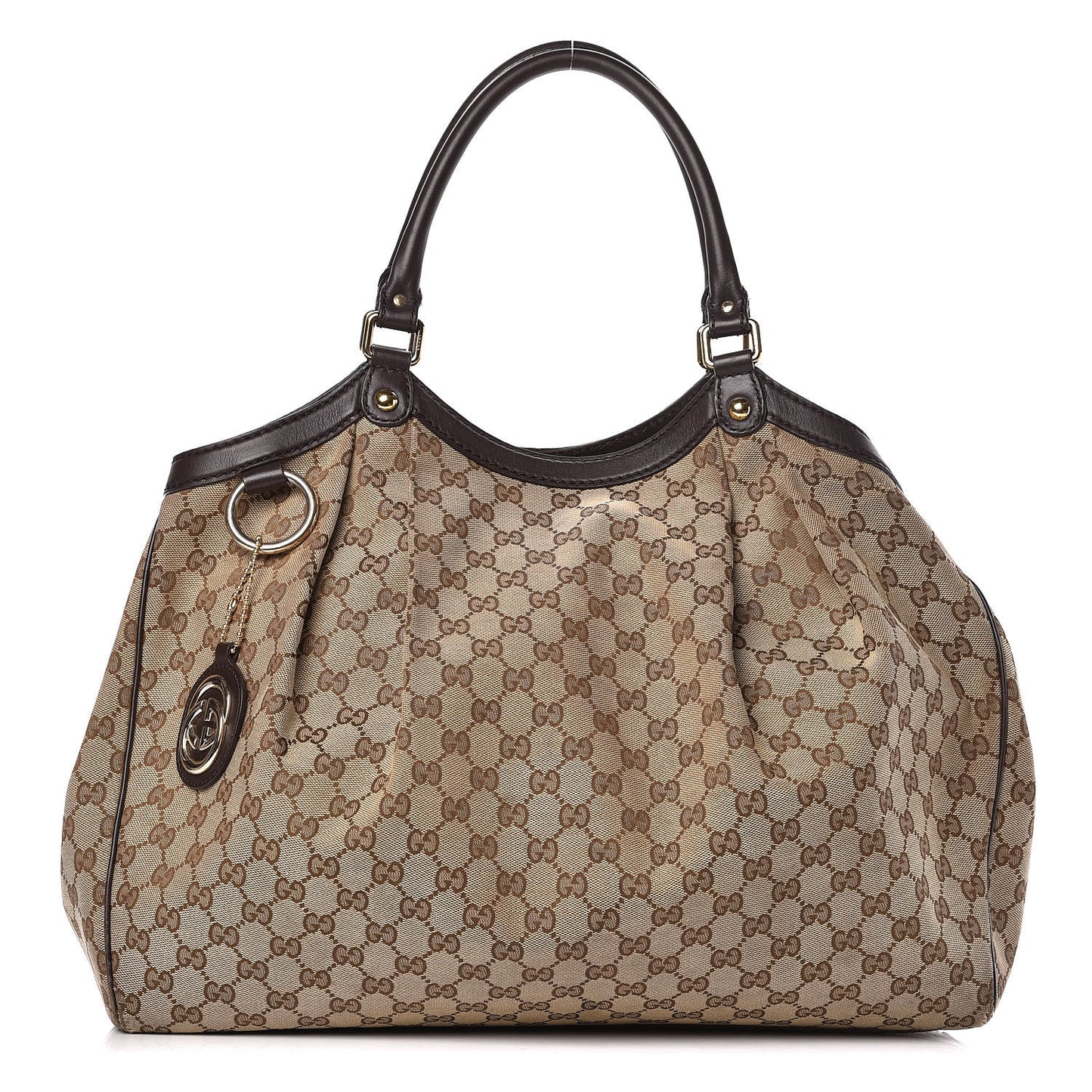 Monogram Large Sukey Tote Dark Brown