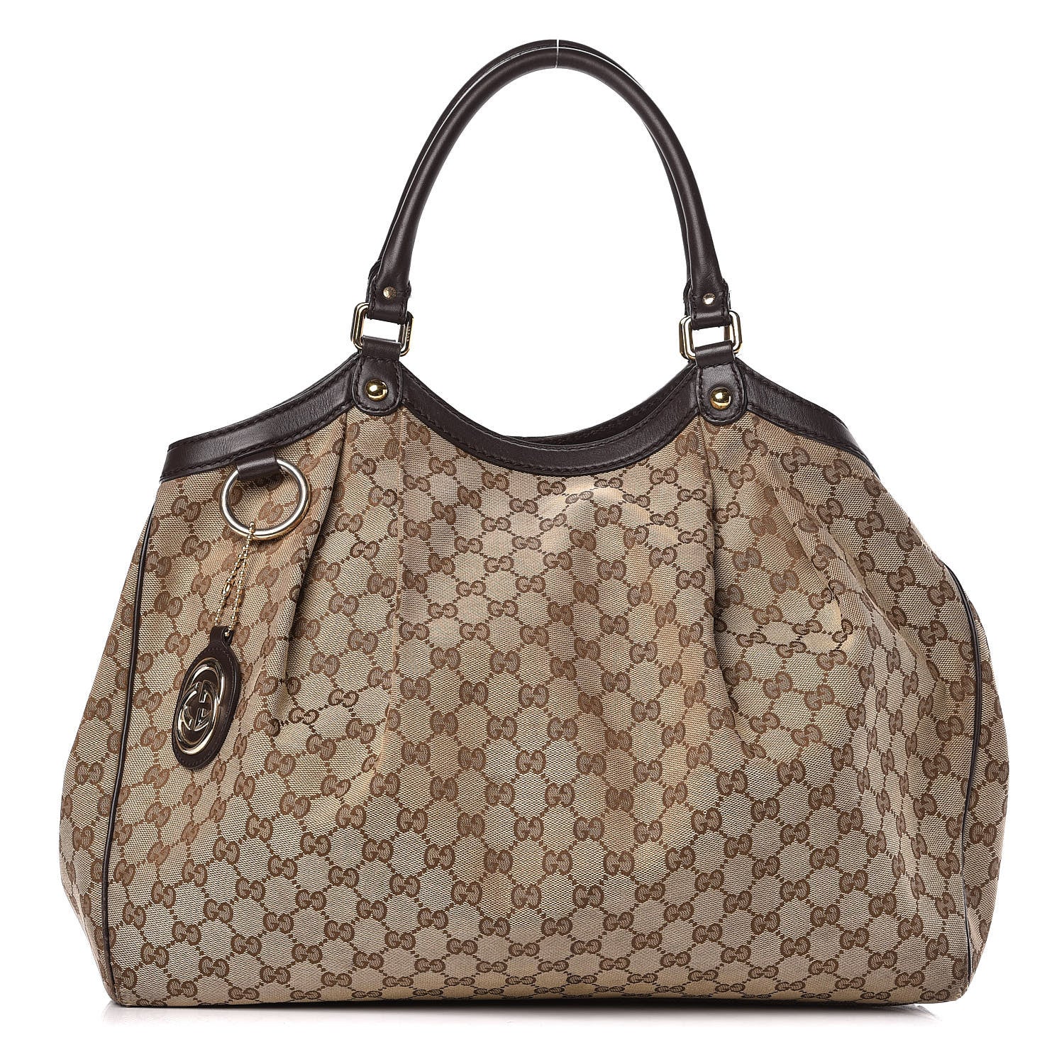 Gucci Monogram Large Sukey Tote Dark Brown 1 of 23