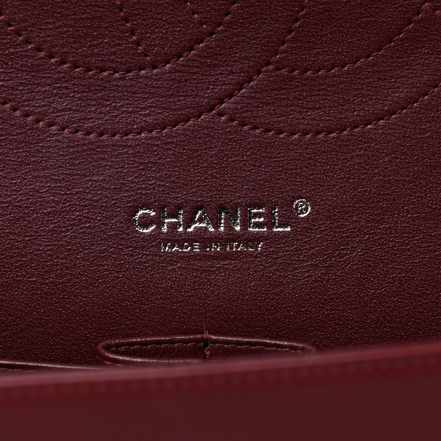 Chanel Lambskin Quilted Jumbo Double Flap Burgundy 5 of 19