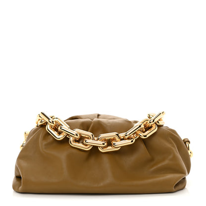 Bottega Veneta Calfskin The Pouch Chain Moutarde 1 of 10