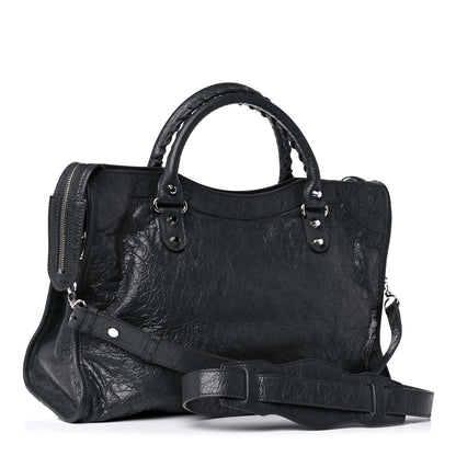 Balenciaga Agneau Classic Silver Hardware City Gris Fossile 3 of 9