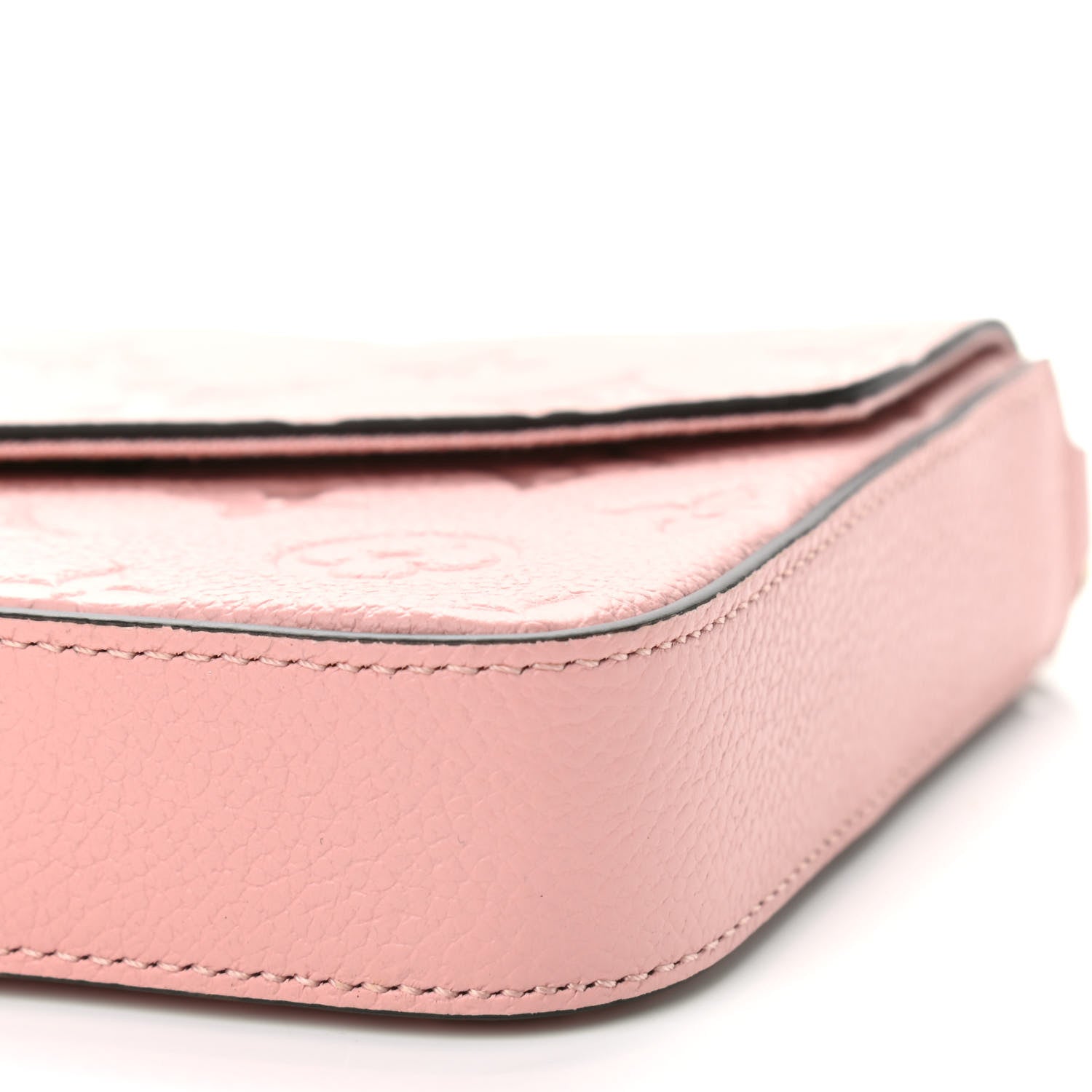 Louis Vuitton Empreinte Pochette Felicie Chain Wallet Rose Poudre 10 of 10