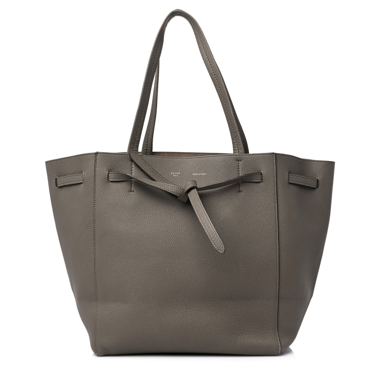 Soft Grained Calfskin Small Belt Cabas Phantom Taupe