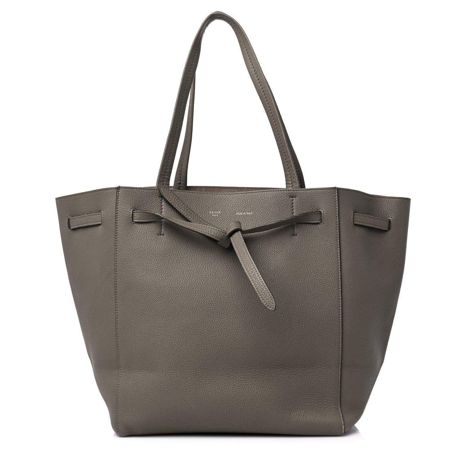 Celine Soft Grained Calfskin Small Belt Cabas Phantom Taupe 1 of 10