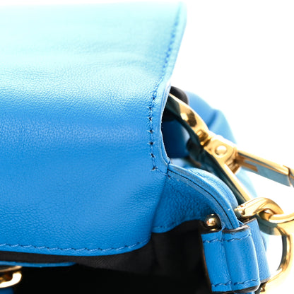 Fendi Nappa FF 1974 Embossed Baguette Blue Royal 11 of 15