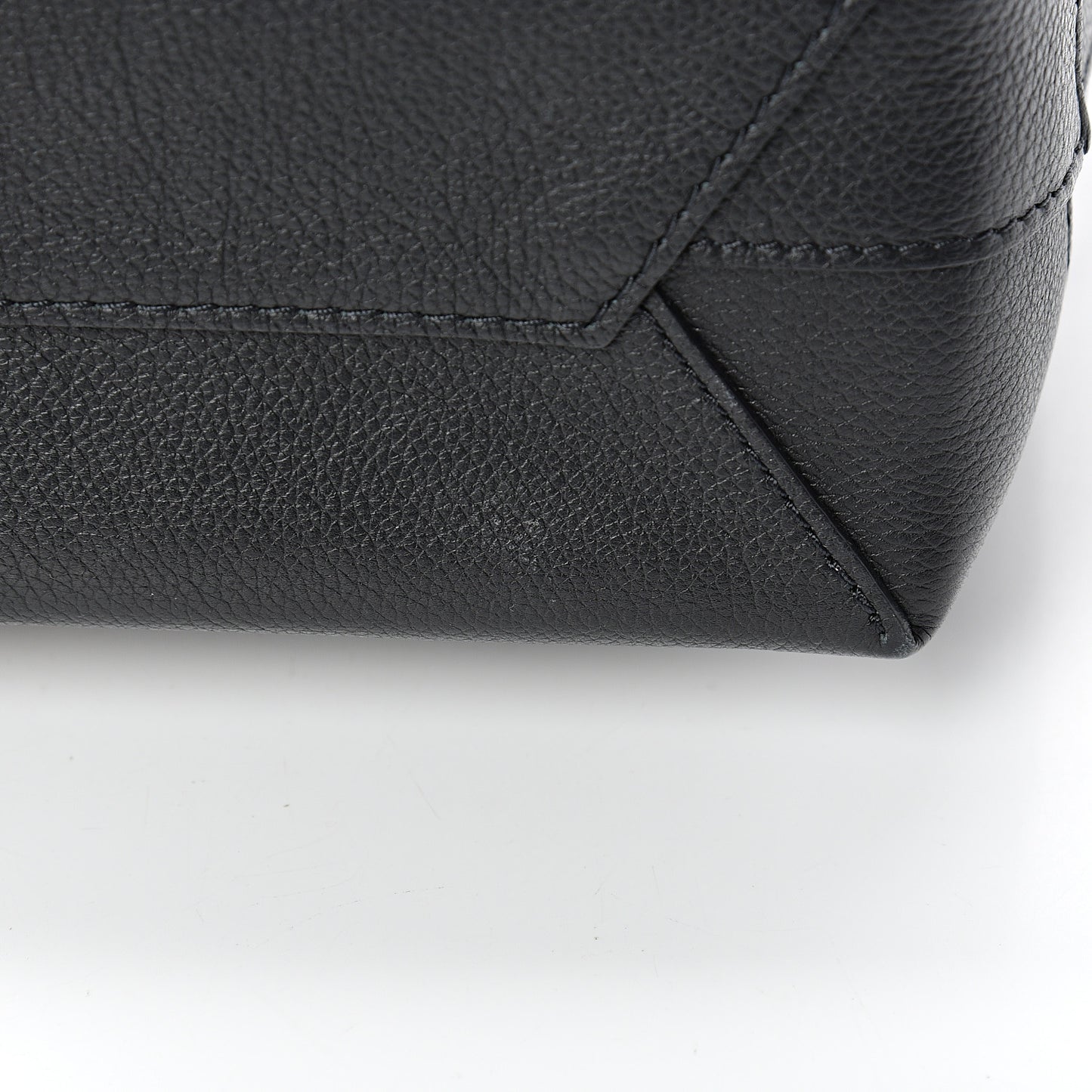 Calfskin Lockme Mini Backpack Black