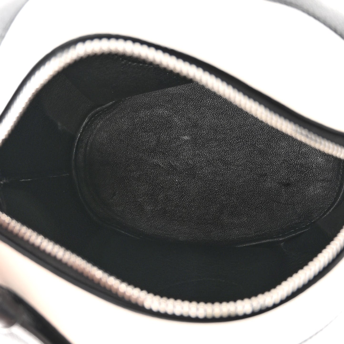 Calfskin Panda Crossbody Black White