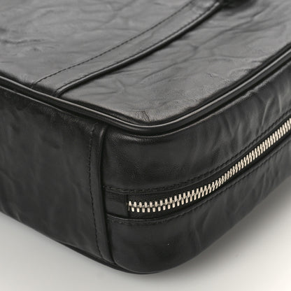 Prada Nappa Antique Medium Re-Edition 2001 Two Handle Bag Black 9 of 9